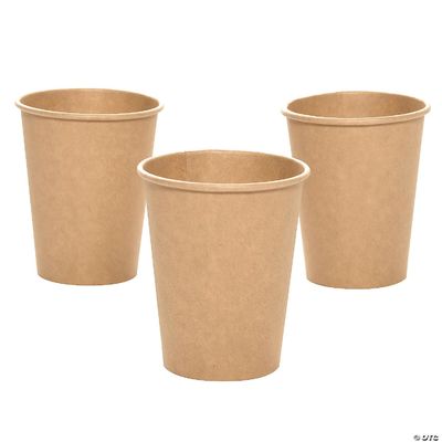 Tazze biodegradabili resistenti della carta kraft della bevanda del latte del caffè della tazza di carta della perdita calda di Brown
