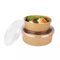 Il PE ha allineato l'insalatiera eliminabile di carta kraft di 850ml concimabile per andare insalata del contenitore di alimento che imballa i contenitori di alimento caldi