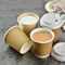 il doppio strato di 16oz Brown porta via la tazza di caffè di carta eliminabile della tazza di carta del caffè