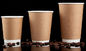 Le tazze di caffè di carta della cavità di doppio strato hanno ispessito 8 eliminabili Oz a 22 Oz