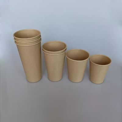 Tazze di carta eliminabili riciclabili su misura della minestra di stampa offset accatastabile del gelato