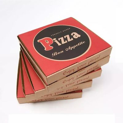 contenitore asportabile ondulato di stampa su ordinazione di pizza di Brown del contenitore di imballaggio della pizza di 8in