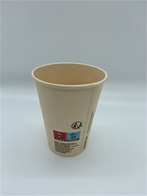 PLA a parete semplice eliminabile 8oz che ricopre le tazze di carta dringking calde del caffè caldo