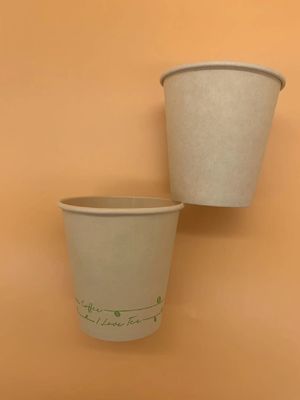 6oz ha personalizzato la tazza eliminabile della carta kraft a perfetta tenuta con singolo PE