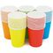 Tazze di caffè di carta eliminabili biodegradabili 32oz di personalizzazione di colore
