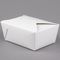 Supporto d'imballaggio bianco eliminabile di carta da stampa di Kraft di rettangolo Borad sulla scatola di pranzo