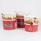 KFC alto CapacityFamily Fried Chicken Paper Buckets Disposable con il coperchio