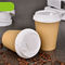 La carta su ordinazione del caffè dei prezzi economici eliminabili all'ingrosso della tazza di carta foggia a coppa la tazza di carta a parete semplice di tè o del caffè con il coperchio