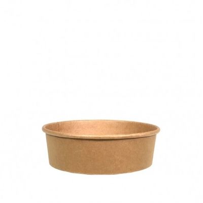 Ciotola d'imballaggio veloce riciclabile della carta kraft del diametro 15cm 500ML 16OZ