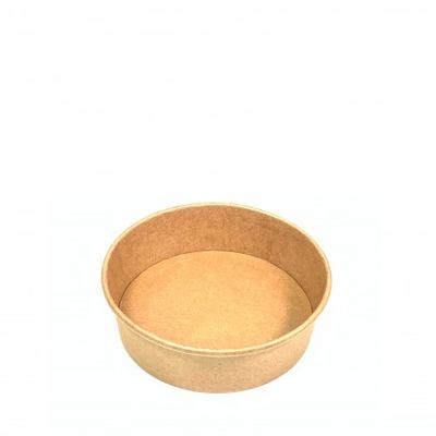 Ciotola d'imballaggio veloce riciclabile della carta kraft del diametro 15cm 500ML 16OZ